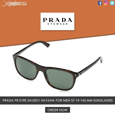 Prada PR 14QSF CAST Asian Fit 2AU3O1 Sunglasses 